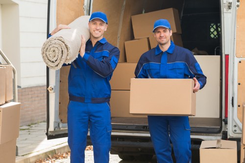 Waste removal items prepared for lawful disposal