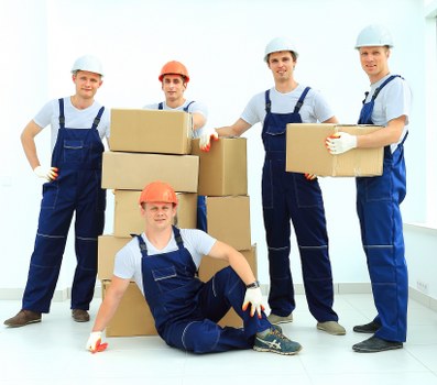 Office relocation team planning a move in Fulham