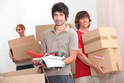 Packing boxes and moving supplies for a Fulham home move