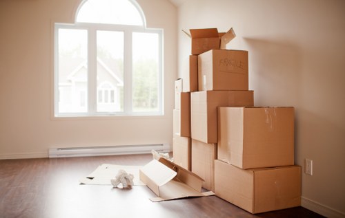 Protective wrapping and equipment used for piano removals in Fulham