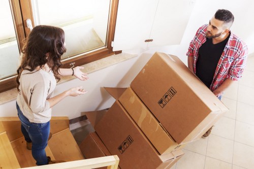 Quoted moving service for a property in Fulham with access considerations